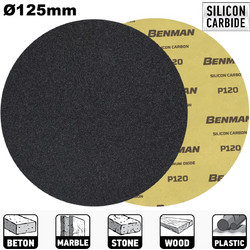 BENMAN 18832 Δίσκος Γυαλόχαρτο Velcro O125mm P220