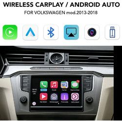 DIGITAL IQ VW 293 CPA (WIRELESS CARPLAY / ANDROID AUTO BOX for VW mod. 2013-2018 with 2 CAMERAS)
