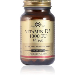 Solgar Vegan Vitamin D3 1000iu 60 Μαλακές Κάψουλες
