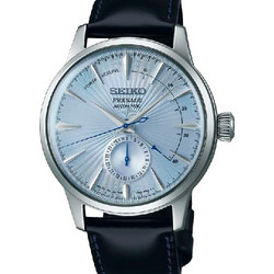 Seiko Presage Ανδρικό Ρολόι Αυτόματο με Μαύρο Δερμάτινο Λουράκι SSA343J1
