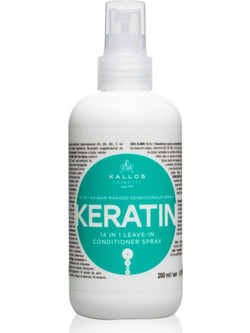 Kallos KJMN 14 In 1 Keratin Spray Μαλλιών Κερατίνης για Όγκο & Επανόρθωση 200ml