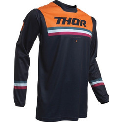 Μπλούζα Μηχανής Thor MX Pulse Pinner Μπλε Πορτοκαλί
