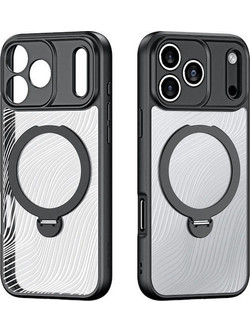 Θήκη Dux Ducis Aimo MagSafe Back Cover Πλαστικό / Σιλικόνης για iPhone 17 Pro Max - Μαύρο