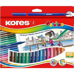 Kores - Felt Tip Pens - 24 Pack (729014)