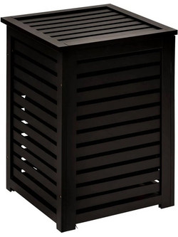 Καλάθι Απλύτων 5Five Sicela με Καπάκι 65lt 40x40x58.5cm Black 160823B