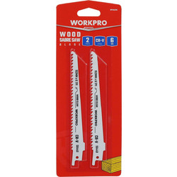 ΛΑΜΑ ΣΠΑΘΟΣΕΓΑΣ ΓΙΑ ΞΥΛΟ 150mm BOSCH ΣΕΤ 2 ΤΜΧ WP404104 WORKPRO (ΚΑΡΤΕΛΑ)