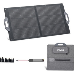 VEVOR 100W Φορητός Πτυσσόμενος Ηλιακός Φορτιστής με Υψηλή Απόδοση και Πολύπλευρες Συνδέσεις BXZDTYNB1100UD77V001Y3