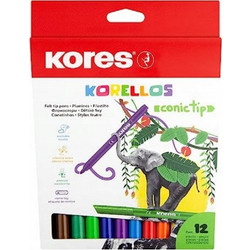 Kores - Conical Tip Markers - 12 Pack (729043) - Toys