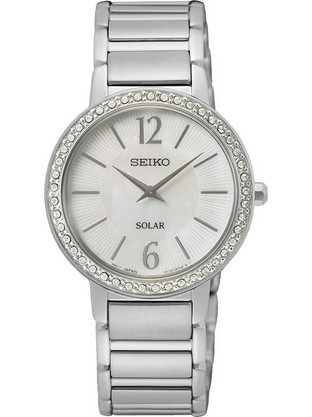 Seiko Γυναικείο Ρολόι με Ασημί Μεταλλικό Μπρασελέ SUP467P1