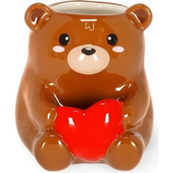 Legami Βαλεντίνου Μολυβοθήκη Κεραμική Desk Friends - Teddy Bear (PHS0009)