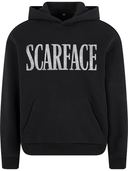 Scarface Logo Fluffy Hoodie black
