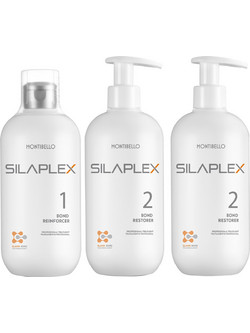 Montibello Silaplex Kit Σετ Θεραπείας Μαλλιών για Επανόρθωση 3x500ml
