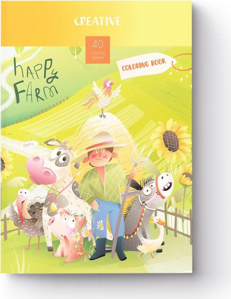 ΒΙΒΛΙΑ ΖΩΓΡΑΦΙΚΗΣ CREATIVE COLORING 40σελ. FARM