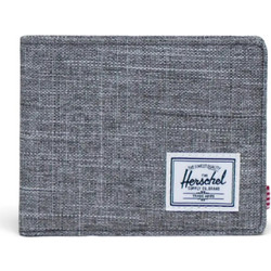 HERSCHEL SUPPLY ROY WALLET RAVEN CROSSHATCH 30072-00919-OS 3.50"(H) x 4.50"(W) x 0.50"(D)