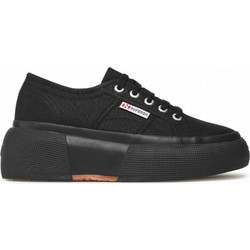 Superga 2287-Bubble Γυναικεία Sneakers Flatforms Μαύρα S00DQS0-996