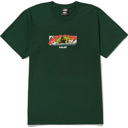 HUF Men Rage SS Tee - FOREST GREEN - TS01974