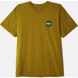 OBEY Men Tradition Organic Superior Tee - CYPRESS - 163002444-CYP