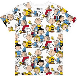 DEDICATED Kids T-Shirt Hamra Peanuts Aop - MULTI COLOR - 18511