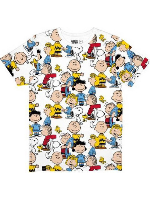 DEDICATED Kids T-Shirt Hamra Peanuts Aop - MULTI COLOR - 18511