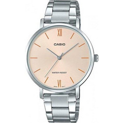 Casio Timeless Γυναικείο Ρολόι με Ασημί Μεταλλικό Μπρασελέ LTP-VT01D-4B
