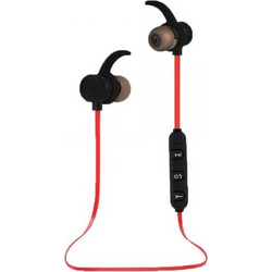 Esperanza EH186K Ακουστικά Bluetooth In Ear Black Red