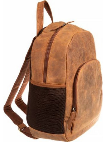DOMLEATHERS DOMLEATHERS UNISEX ΔΕΡΜΑΤΙΝΟ ΣΑΚΙΔΙΟ ΠΛΑΤΗΣ ΤΑΜΠΑ HUNTER DL510