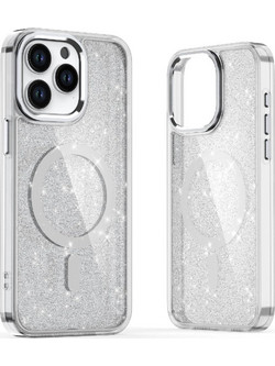 Glitter Case with MagSafe for Samsung Galaxy A36 5G - White