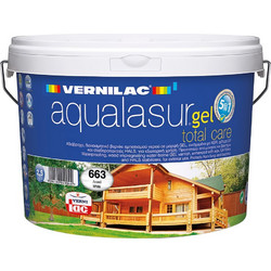 Vernilac Aqualasur Gel Βερνίκι Εμποτισμού 663 Λευκό 2.5lt