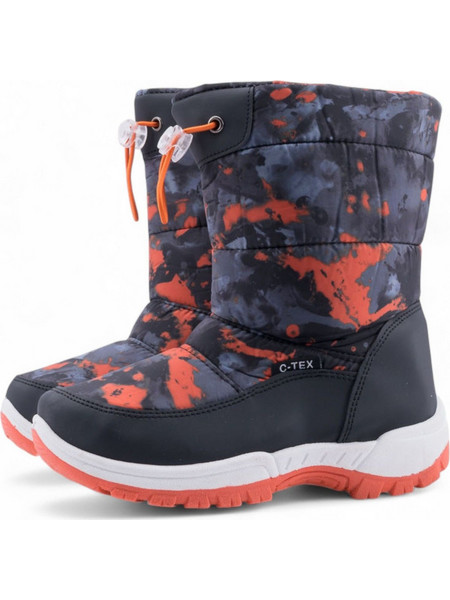 5222-0315 Love4shoes Παιδικά Γαλότσες Apres Ski ΜΑΥΡΟ
