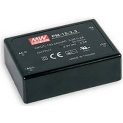 ΤΡΟΦΟΔΟΤΙΚΟ 15W/15VDC/1A PCB MEDICAL PM-15-15 MEAN WELL (ΣΕΤ ΜΕ 2)