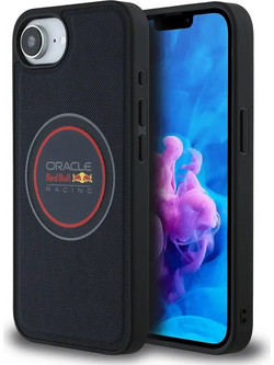 Red Bull Θήκη PU Leather Red Ring MagSafe iPhone 16e / 17e Navy