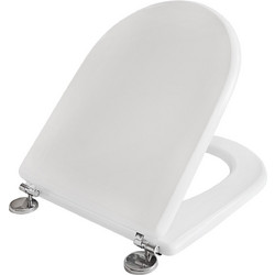 Elvit 0322 Καπάκι Λεκάνης D-Shape από Βακελίτη Λευκό 46x34.5cm 0322-ELVIT