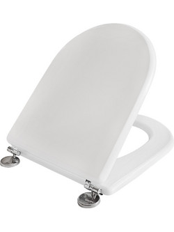 Elvit 0322 Καπάκι Λεκάνης D-Shape από Βακελίτη Λευκό 46x34.5cm 0322-ELVIT