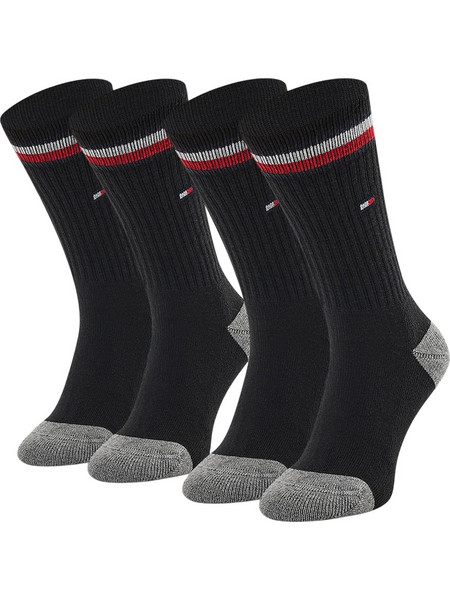 TOMMY HILFIGER 2-PACK ΠΑΙΔΙΚΕΣ ΚΑΛΤΣΕΣ ΑΓΟΡΙ 100001500-200 (200/BLACK)
