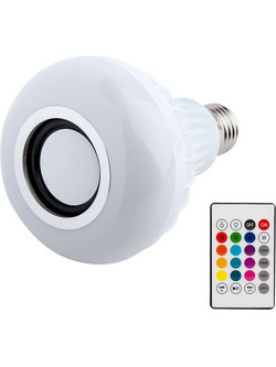 Λάμπα LED με Bluetooth & Μουσική 12W - E27