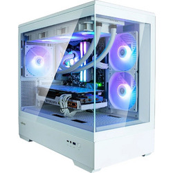 Zalman P30 White Gaming Mini Tower Κουτί Υπολογιστή με Πλαϊνό Παράθυρο