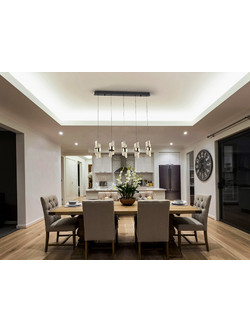 Iliada 631486 LAMP 5L Μαύρο με Χρυσό Ρυθμιζόμενο Dimmable 35W LED 3.000K 3.220 lm Μαύρο/Χρυσό
