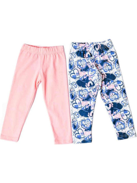 Joyce Baby Girl's 2P Legging 13806 Pink