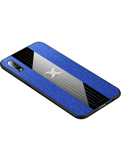 Για Huawei Honor 9X XINLI Stitching ύφασμα Textue Shockproof TPU προστατευτική θήκη (Μπλε) (XINLI)