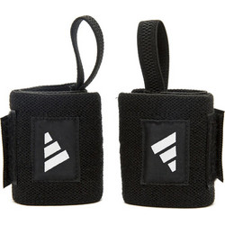 Adidas Wrist Wraps (ADAC-13100-NL-BLACK)ΠΕΡΙΚΑΡΠΙΑ ΜΑΥΡΑ 2 ΤΕΜΑΧΙΑ