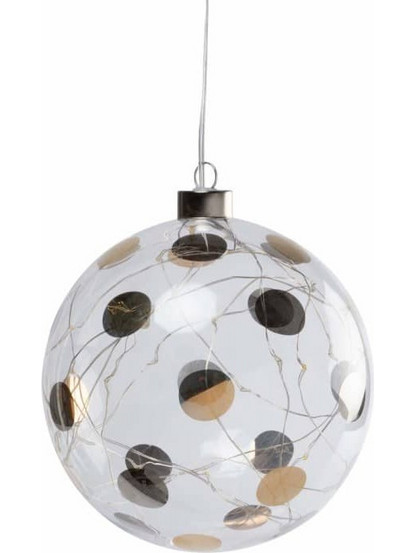 Raeder - Γυάλινη Μπάλα LED Dots Large