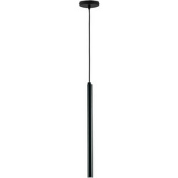 Viokef Duct Κρεμαστό Φωτιστικό Οροφής Μονόφωτο LED με Θερμό Λευκό Φως Μαύρο 3082803