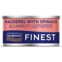 Fish4dogs Finest Mackerel with Carrot & Spinach 85gr