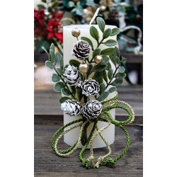 Keradiko Λευκό Αρωματικό Κερί 6,5*15cm 94617 003995