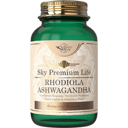 Sky Premium Life Rhodiola Ashwagandha 60 Κάψουλες