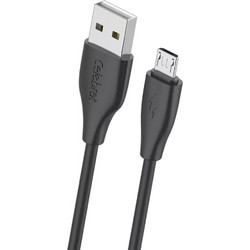 CELEBRAT καλώδιο micro USB σε USB CB-31, 3A, 480Mbps, 1m, μαύρο