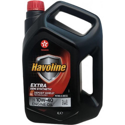 Texaco Havoline Extra Ημισυνθετικό Λάδι Αυτοκινήτου 10W-40 4lt