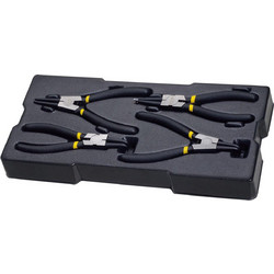 Stanley STMT1-74180 Συλλογή Μυτοτσίμπιδα Ασφαλειών Σετ 4 Τεμ Σε Θήκη Trans-Module Yellow,Black,Gray