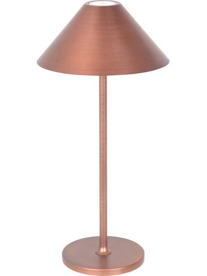 Viokef 4275202 Πορτατίφ Αφής LED με Μπαταρία Bronze Φ15xΥ32.299cm