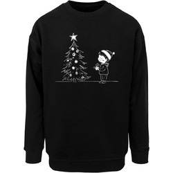 Christmas Cute Kid Crewneck black